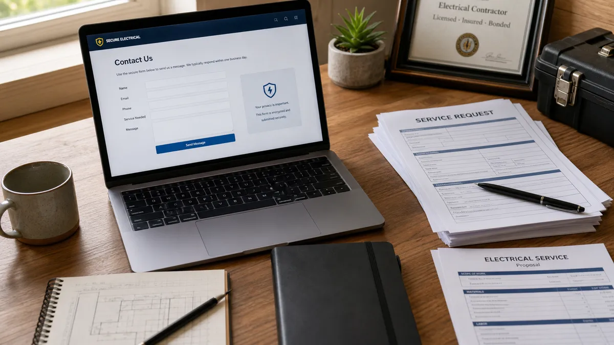 Lutes Property Services Secure service request paperwork and website form